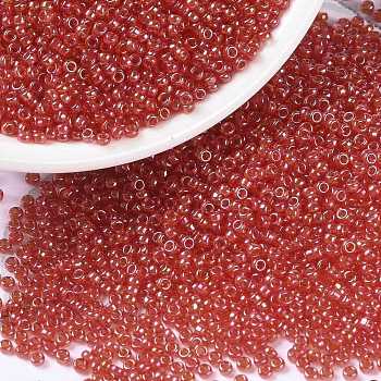 MIYUKI Round Rocailles Beads, Japanese Seed Beads, (RR3762), 15/0, 1.5mm, Hole: 0.7mm, about 5555pcs/bottle, 10g/bottle