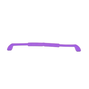 Silicone EyeGlass Holders, Blue Violet, 215x21x4mm, Hole: 9x2mm