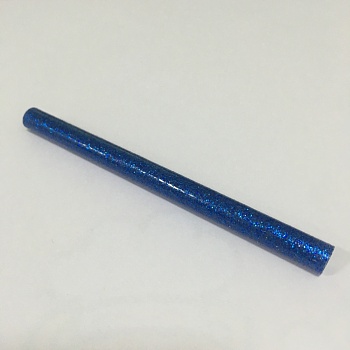 Hot Melt Plastic Glue Sticks, Use for Glue Gun, Blue, 100x7mm
