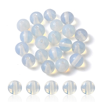 20Pcs Opalite Round Beads, 6mm, Hole: 1mm