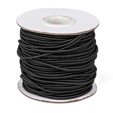 2mm Black Elastic Fibre Thread & Cord