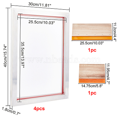 cadre de sérigraphie en alliage d'aluminium olycraft(TOOL-OC0001-27)-2