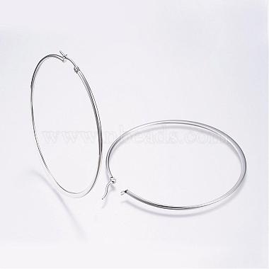 304 серьги-кольца из нержавеющей стали(EJEW-F105-13P)-2