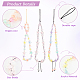 3Pcs 3 Style Transparent Acrylic Beads and Glass Seed Beads Mobile Strap(KEYC-OC0001-18)-4