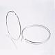 304 Stainless Steel Big Hoop Earrings(EJEW-F105-13P)-2