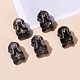 Natural Sliver Obsidian Carved Healing Figurines(PW-WG51571-04)-1