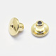 Long-Lasting Plated Brass Ear Nuts(KK-K193-150G-NF)-2