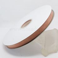 Polyester Organza Ribbon, PeachPuff, 3/8 inch(9mm), 200yards/roll(182.88m/roll)(ORIB-L001-03-161)