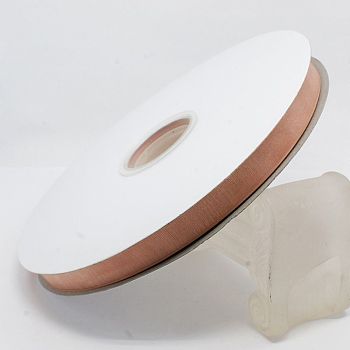 Polyester Organza Ribbon, PeachPuff, 3/8 inch(9mm), 200yards/roll(182.88m/roll)
