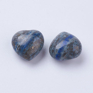 coeur de lapis lazuli naturel pierres d'amour(DJEW-P009-02A)-2