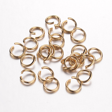 Golden 304 Stainless Steel Open Jump Rings