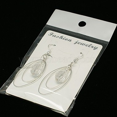 Trendy Glass Teardrop Dangle Earrings(EJEW-JE00529-01)-2