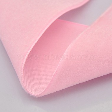 Polyester Velvet Ribbon for Gift Packing and Festival Decoration(SRIB-M001-4mm-123)-2