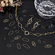 80Pcs 4 Styles Brass Linking Rings(KK-UN0002-92)-2
