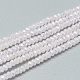 Chapelets de perles en verre galvanoplastique(EGLA-Q112-A01)-1