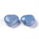 piedra de amor de corazón de aventurina azul natural(X-G-O174-10)-2