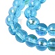 Transparent Electroplate Glass Beads Strands(EGLA-Q132-6MM-01A-17)-3