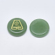 Cabochons d'aventurine vert naturel(G-T122-37G)-2