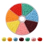 Mixed Color Glass Beads(SEED-YW0001-77)