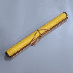 Non-woven Fabric with Plastic with Polyester with Iron Chinese Calligraphy Brush Water Writing Magic Cloth, Reusable Chinese Calligraphy Practice Scrolls, Yellow, 750x397x27mm(AJEW-WH0609-472C)