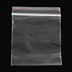 Plastic Zip Lock Bags, Resealable Packaging Bags, Top Seal, Self Seal Bag, Rectangle, Clear, 20x14cm, Unilateral Thickness: 1.6 Mil(0.04mm)(OPP-Q001-14x19cm)