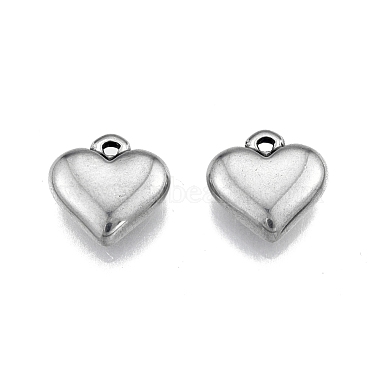 Stainless Steel Color Heart 201 Stainless Steel Charms