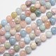 Morganite naturelle chapelets de perles rondes(G-I159-10mm)-1