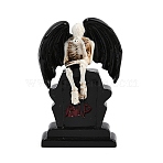 Halloween Resin Display Decorations, for Home Office Desk Decoration, Angel & Fairy, 32.5x17x49.5mm(DJEW-D301-01B)