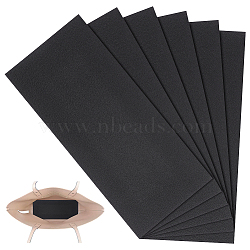 PET Rectangle Bag Bottom Shaping Pads, for Knitting Bag, Women Bags Handmade DIY Accessories, Black, 30x12.8x0.15cm(FIND-WH0110-995)