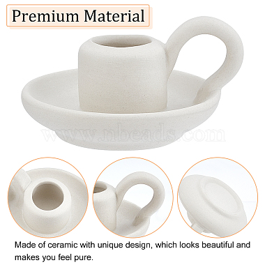 2Pcs 2 Style Ceramic Candle Holder(DJEW-GA0001-29)-5