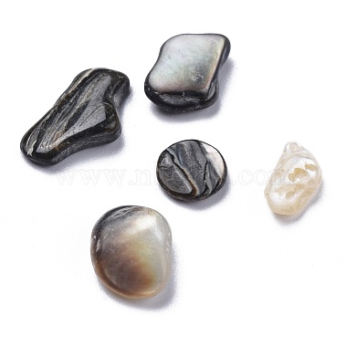 Natural Black Lip Shell Beads(SSHEL-K026-02B)-2