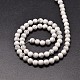 Synthetical Howlite Round Bead Strands(G-P072-42-4mm)-2