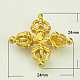 Brass Buddhist Pendants(KK-K053-G)-1