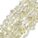 Natural Lemon Quartz Chip Beads Strands(G-G905-05)-1