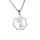 Stainless Steel Pendant Necklaces(PW-WG57218-12)-1
