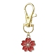 Décorations de pendentif en émail en alliage de fleur de sakura(HJEW-JM01726)-2