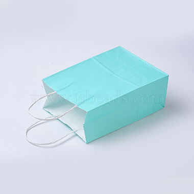 Pure Color Kraft Paper Bags(AJEW-G020-D-14)-2