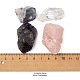 4шт. 4 необработанные необработанные бусины из смешанных драгоценных камней в стиле(G-FS0001-92)-3