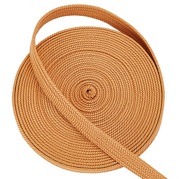 Imitation Leather Cord, for Samurai Handle Rope, Sandy Brown, 12mm