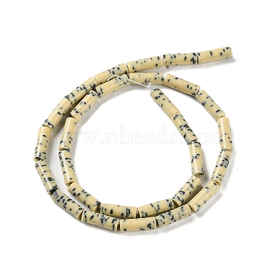 Imitation Dalmatian Porcelain Beads Strands(PORC-H011-05)-3