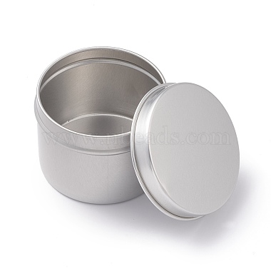 (Defective Closeout Sale: Scratched) Round Aluminium Tin Cans(CON-XCP0001-80P)-2