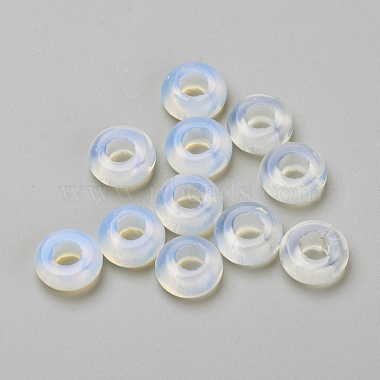11mm Rondelle Opalite Beads