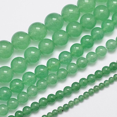 Chapelets de perles en jade de malaisie naturelle et teinte(G-A146-4mm-A04)-3