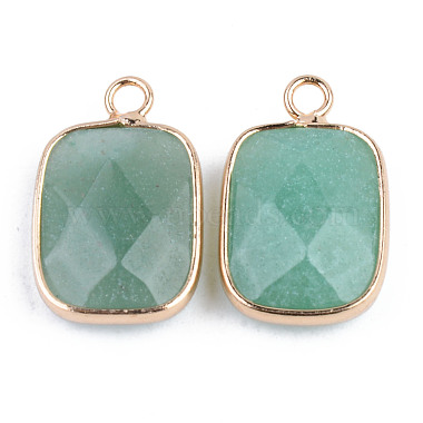 Faceted Natural Green Aventurine Pendants(G-S359-179A)-2