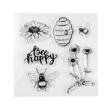 Black Plastic Clear Stamps