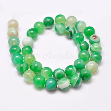 agate à rayures naturelles / brins de perles d'agate(G-G962-12mm-M)-3