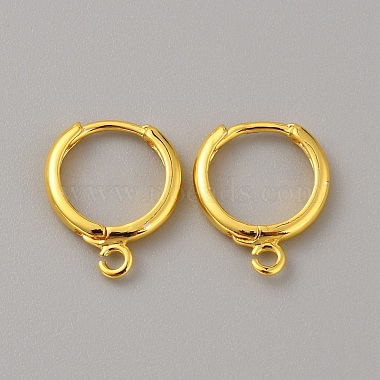 Brass Hoop Earring Findings(FIND-WH0110-802C-G)-2