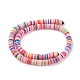 Handmade Polymer Clay Bead Spacers(X-CLAY-R067-8.0mm-M1)-3