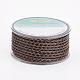 Экологически чистый плетеный кожаный шнур(OCOR-L035-3mm-E05)-1
