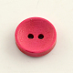 Botones de madera teñidos de 2-agujero(X-BUTT-R031-036)-2